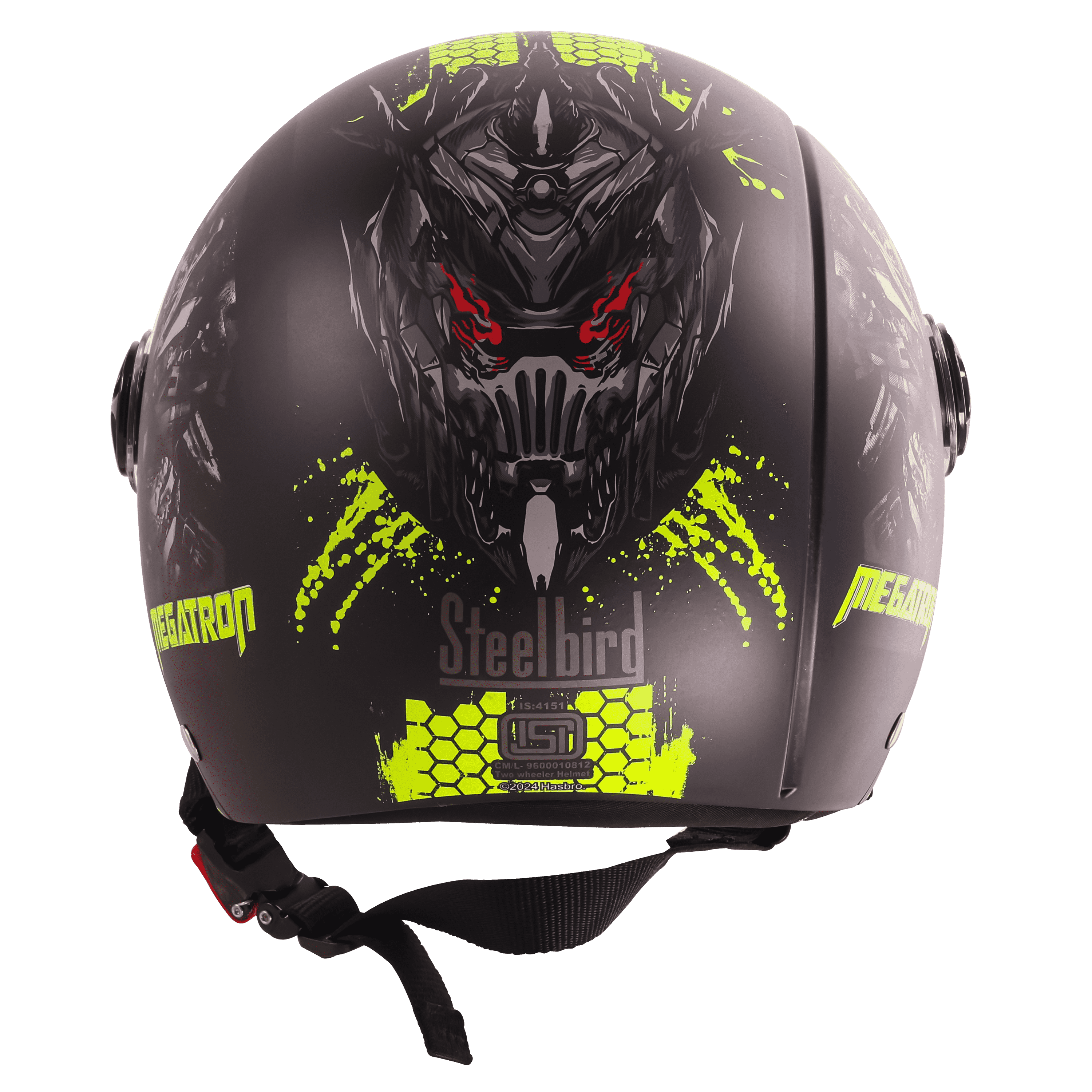 SBH-16 MEGATRON GLOSSY BLACK WITH NEON